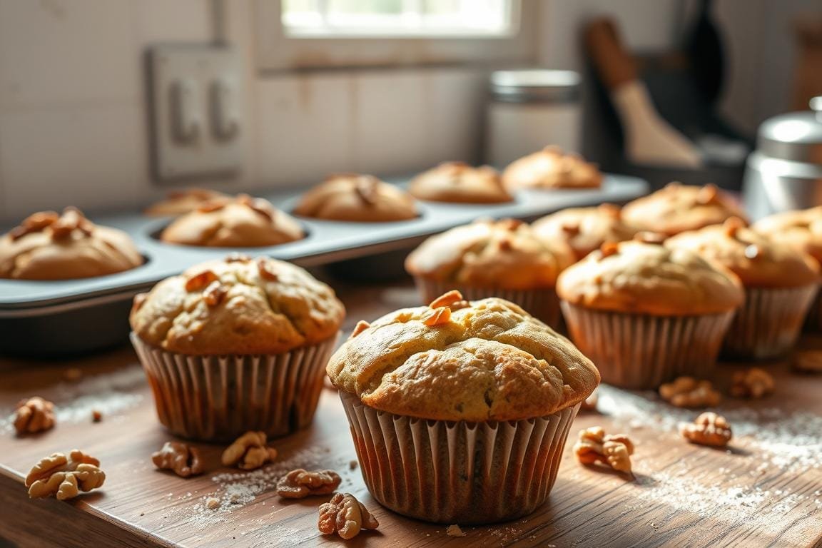basic walnut muffin recipe