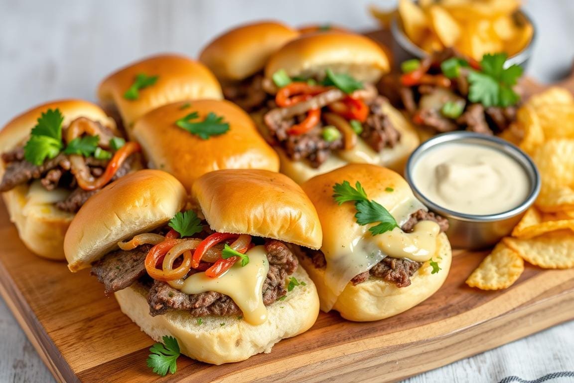 philly cheesesteak sliders recipe