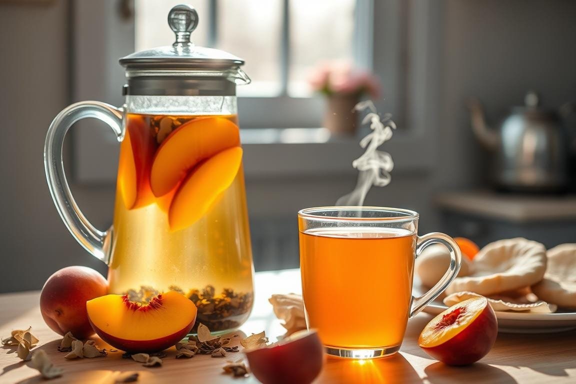 breakfast tea with peach recipe