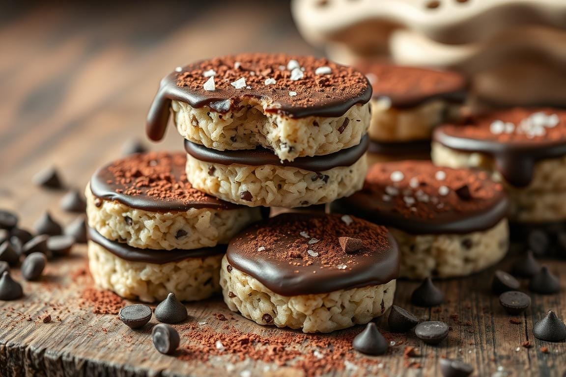 chocolate rice cakes