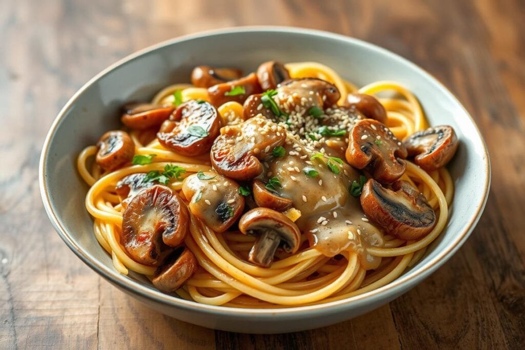 miso mushroom pasta miso mushroom pasta