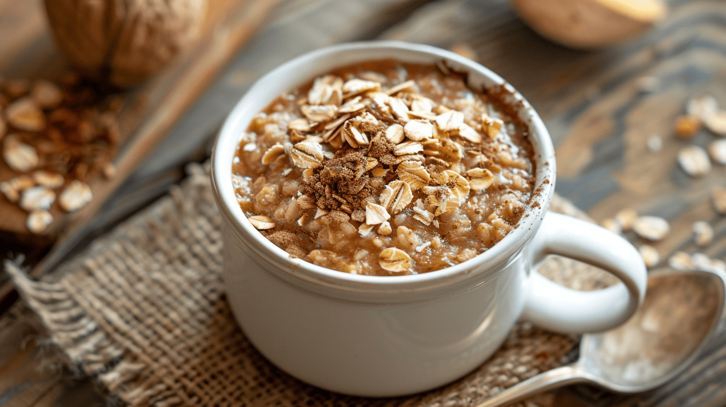 breakfast mug cake with oats recipe