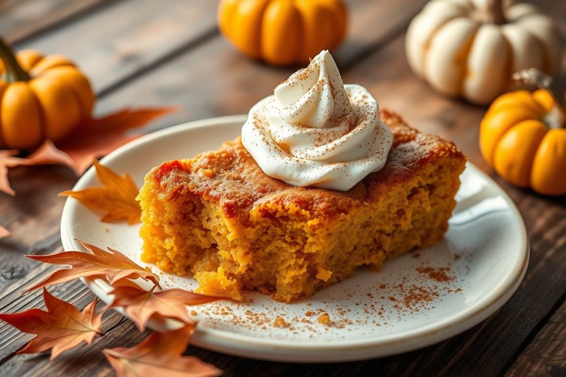 pumpkin dump cake recipe