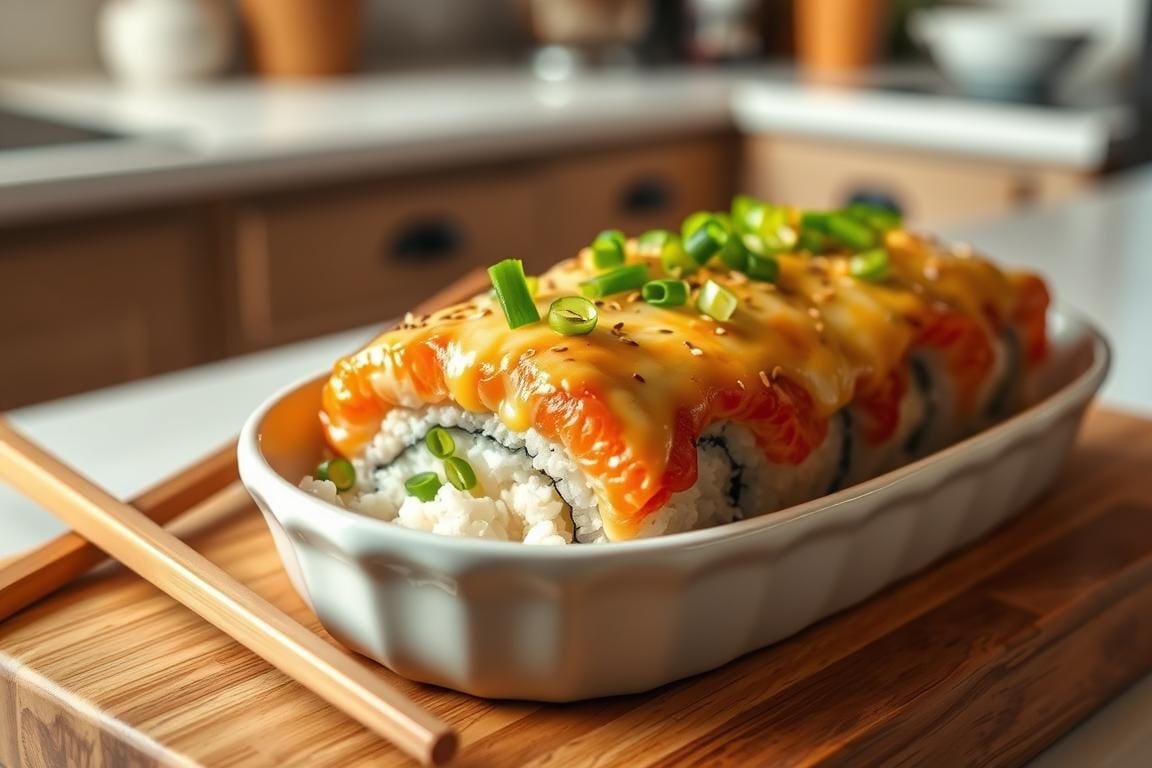 sushi bake recipe salmon