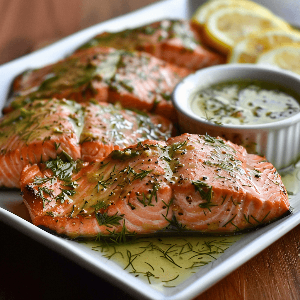 dill lemon garlic sauce for smoked salmon
