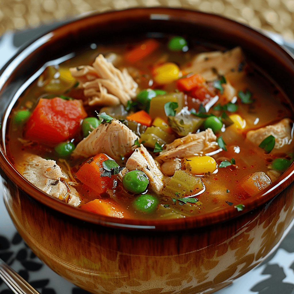 turkey vegetable soup