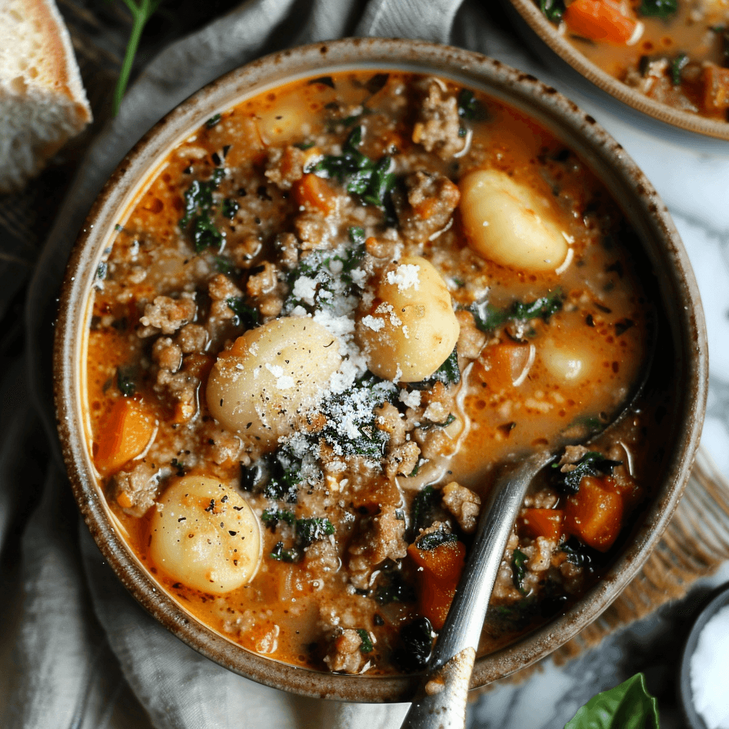 sausage and gnocchi soup